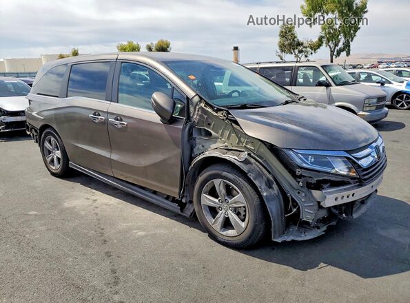5FNRL6H70JB095343 2018 HONDA ODYSSEY Brown Przód prawy