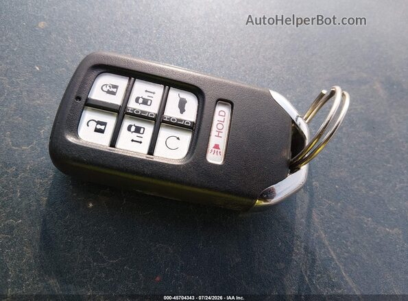 5FNRL6H70JB098002 2018 HONDA ODYSSEY Black Առջևի վահանակի տեսք