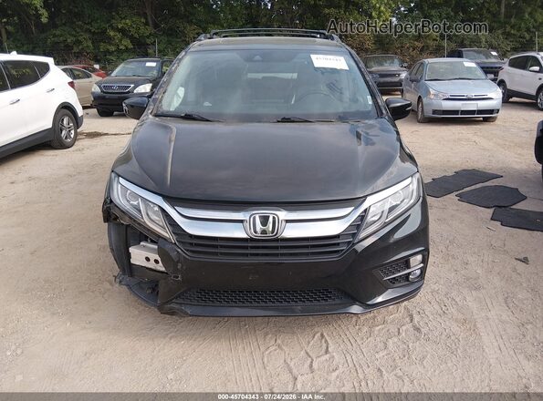 5FNRL6H70JB098002 2018 HONDA ODYSSEY Black Սարքավորումների վահանակի տեսք