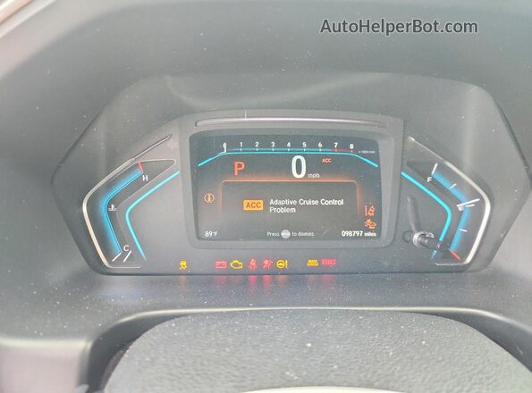 5FNRL6H70KB012978 2019 HONDA ODYSSEY White Սարքավորումների վահանակի տեսք