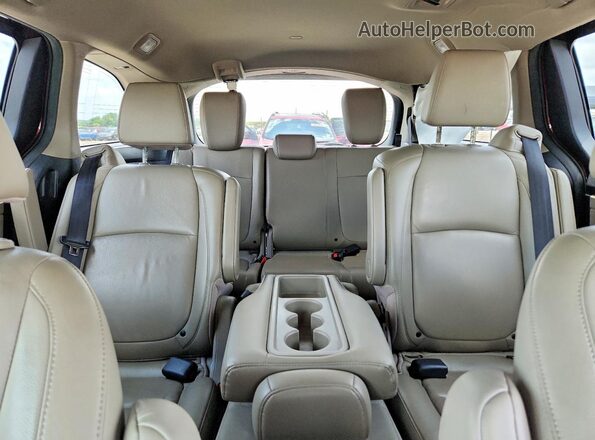 5FNRL6H70KB048718 2019 HONDA ODYSSEY Maroon Vista de los asientos traseros