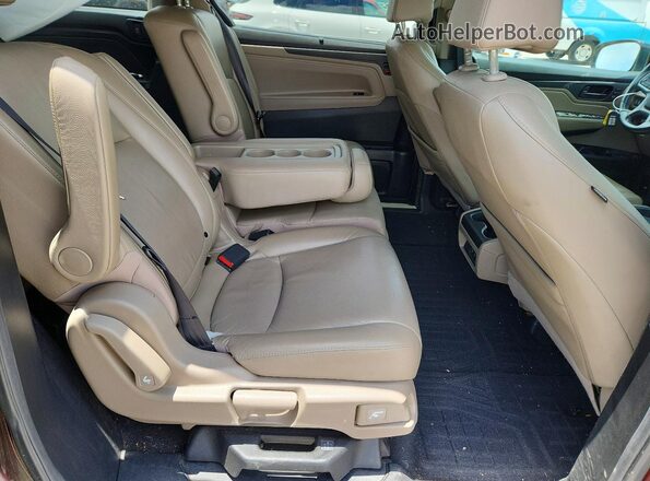 5FNRL6H70KB048718 2019 HONDA ODYSSEY Maroon Vista interior trasera