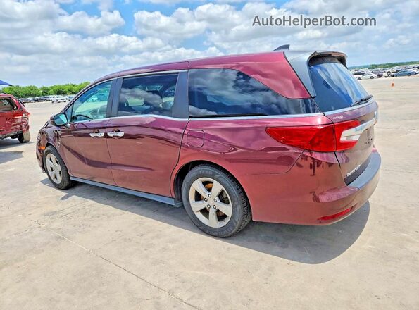 5FNRL6H70KB048718 2019 HONDA ODYSSEY Maroon Trasero izquierdo