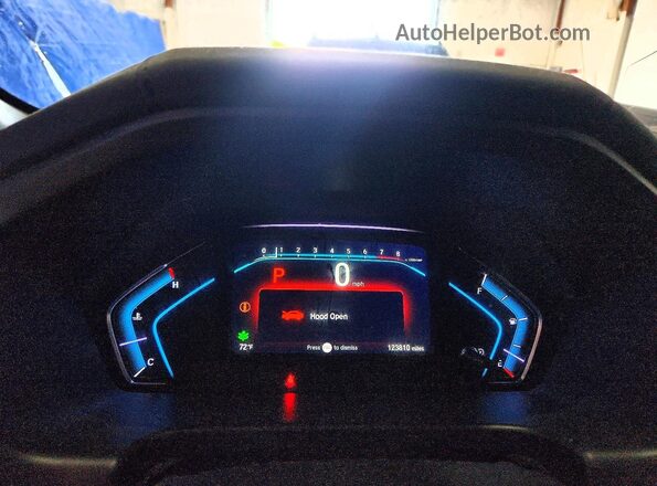 5FNRL6H70KB075367 2019 HONDA ODYSSEY Gray Vista del cuadro de instrumentos