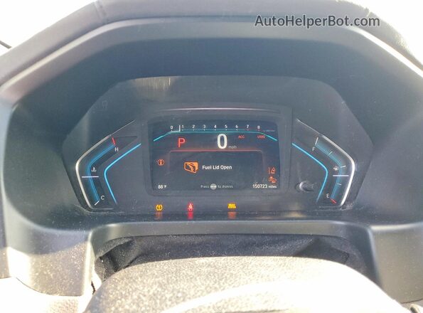 5FNRL6H70KB090337 2019 HONDA ODYSSEY White Вид щитка приладів