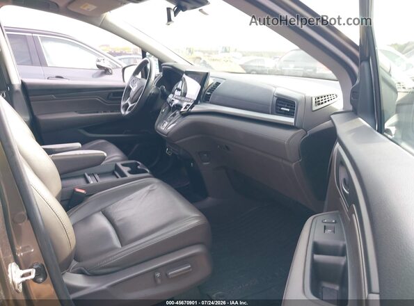 5FNRL6H70KB092492 2019 HONDA ODYSSEY Gray Вид салону спереду