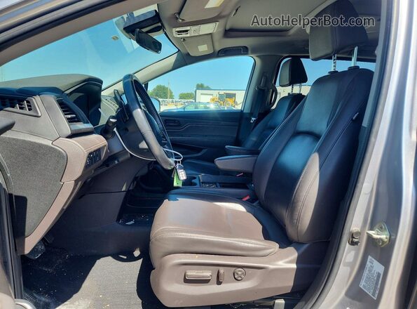 5FNRL6H70KB121036 2019 HONDA ODYSSEY Silver Widok wnętrza z przodu