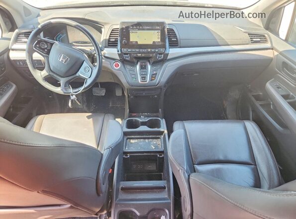 5FNRL6H70KB121036 2019 HONDA ODYSSEY Silver Widok deski rozdzielczej