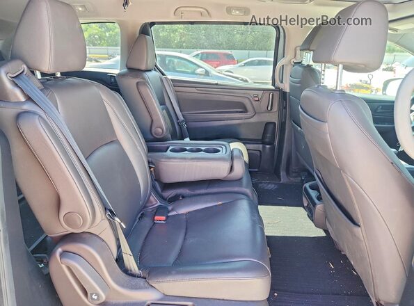 5FNRL6H70KB121036 2019 HONDA ODYSSEY Silver Widok wnętrza z tyłu