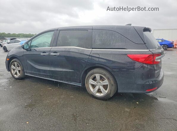 5FNRL6H70LB034318 2020 HONDA ODYSSEY Black Trasero izquierdo