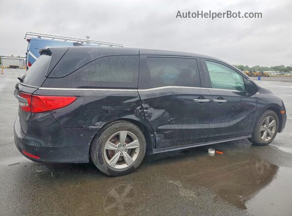 5FNRL6H70LB034318 2020 HONDA ODYSSEY Black Trasero derecho