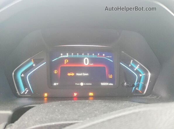 5FNRL6H70LB034318 2020 HONDA ODYSSEY Black Vista del cuadro de instrumentos