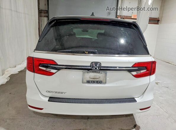 5FNRL6H70MB024194 2021 HONDA ODYSSEY White უკანა ხედი