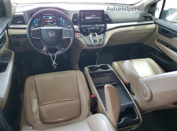5FNRL6H70MB024194 2021 HONDA ODYSSEY White წინა პანელის ხედი