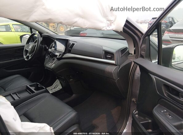 5FNRL6H70MB040461 2021 HONDA ODYSSEY Gray Սալոնի դիմացի տեսք
