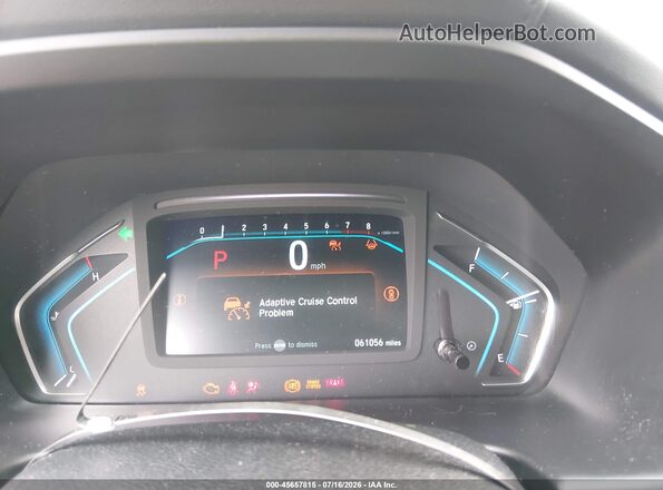 5FNRL6H70MB040461 2021 HONDA ODYSSEY Gray Հետևի նստատեղերի տեսք