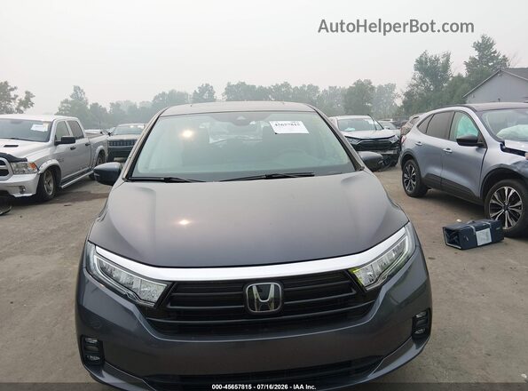 5FNRL6H70MB040461 2021 HONDA ODYSSEY Gray Սարքավորումների վահանակի տեսք