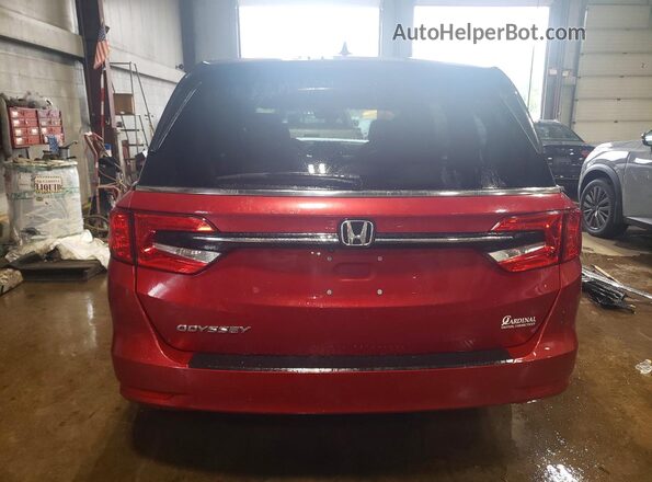 5FNRL6H70MB041044 2021 HONDA ODYSSEY Красный Вид сзади