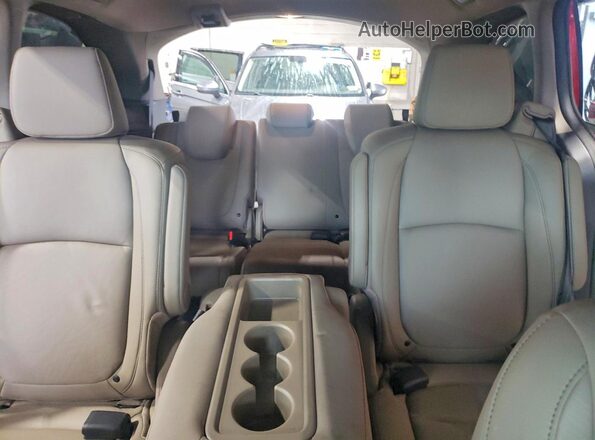 5FNRL6H70MB041044 2021 HONDA ODYSSEY Красный Вид задних сидений