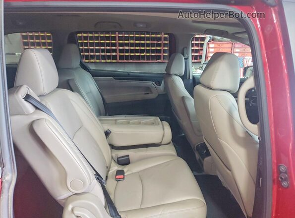 5FNRL6H70MB041044 2021 HONDA ODYSSEY Красный Вид задней части салона