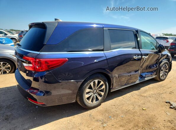 5FNRL6H70NB029638 2022 HONDA ODYSSEY Blue Հետևի աջ