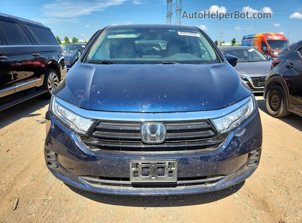 5FNRL6H70NB029638 2022 HONDA ODYSSEY Blue Դիմացի տեսք