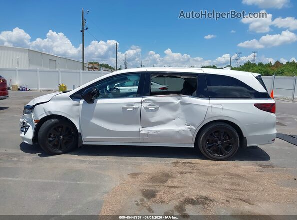 5FNRL6H70PB073500 2023 HONDA ODYSSEY White Widok wnętrza 360 stopni