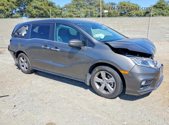 5FNRL6H71JB012177 2018 HONDA ODYSSEY Gray Առջևի աջ