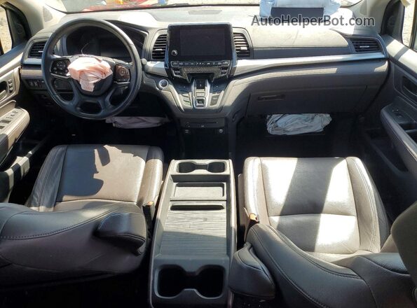 5FNRL6H71JB012177 2018 HONDA ODYSSEY Gray Առջևի վահանակի տեսք