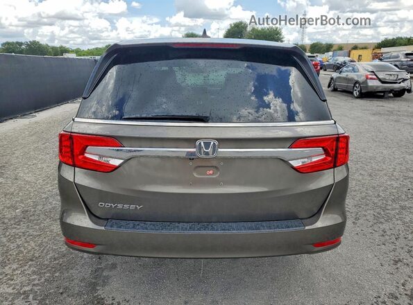 5FNRL6H71JB020327 2018 HONDA ODYSSEY Gray უკანა ხედი