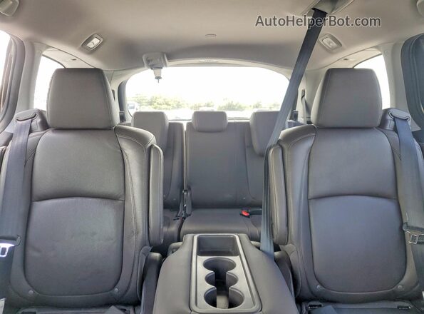 5FNRL6H71JB020327 2018 HONDA ODYSSEY Gray უკანა სავარძლების ხედი