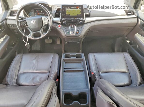 5FNRL6H71JB020327 2018 HONDA ODYSSEY Gray წინა პანელის ხედი