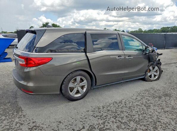 5FNRL6H71JB020327 2018 HONDA ODYSSEY Gray უკანა მარჯვენა