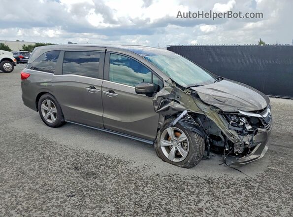 5FNRL6H71JB020327 2018 HONDA ODYSSEY Gray წინა მარჯვენა