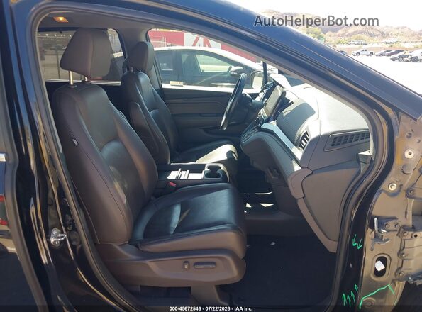 5FNRL6H71JB071312 2018 HONDA ODYSSEY Black Widok wnętrza z przodu