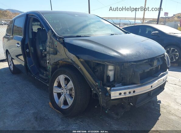 5FNRL6H71JB071312 2018 HONDA ODYSSEY Black Widok z przodu