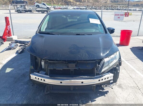 5FNRL6H71JB071312 2018 HONDA ODYSSEY Black Widok wnętrza z tyłu