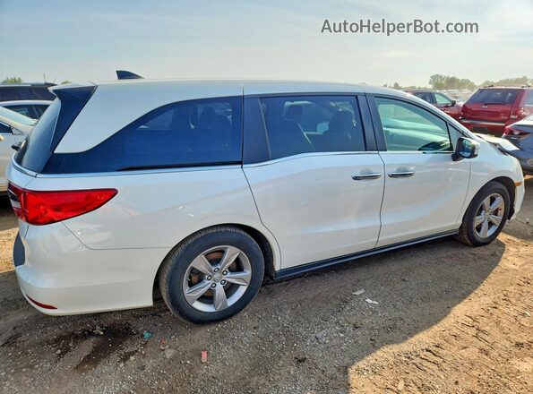 5FNRL6H71JB084531 2018 HONDA ODYSSEY Белый Задняя правая четверть