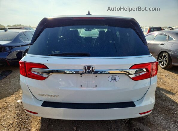5FNRL6H71JB084531 2018 HONDA ODYSSEY Белый Вид сзади