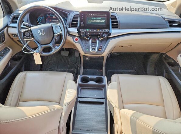5FNRL6H71JB084531 2018 HONDA ODYSSEY Белый Вид панели приборов