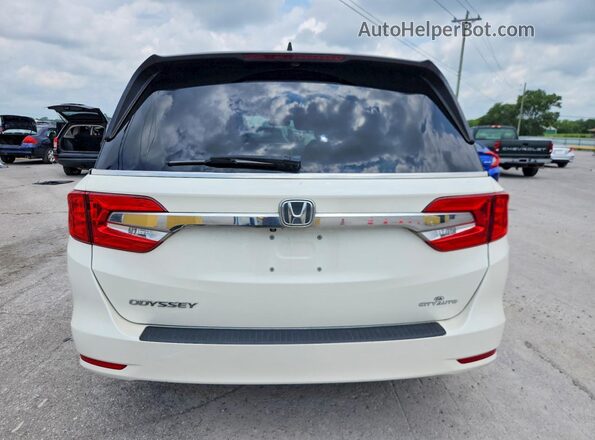 5FNRL6H71JB085937 2018 HONDA ODYSSEY White უკანა ხედი