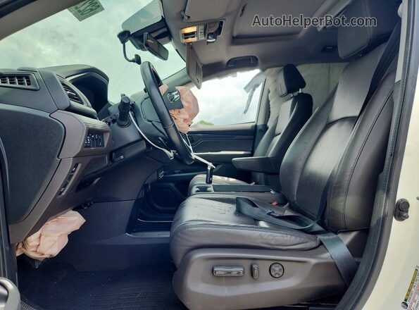 5FNRL6H71JB085937 2018 HONDA ODYSSEY White წინა სალონის ხედი