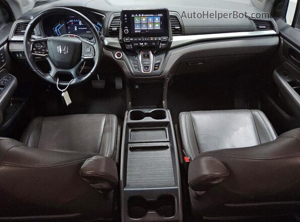 5FNRL6H71KB033919 2019 HONDA ODYSSEY Black Առջևի վահանակի տեսք