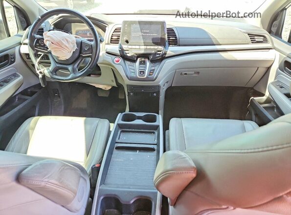 5FNRL6H71KB109428 2019 HONDA ODYSSEY Blue Առջևի վահանակի տեսք