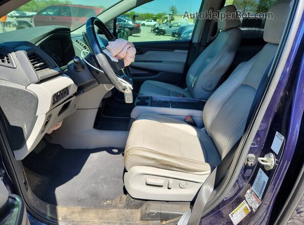 5FNRL6H71KB109428 2019 HONDA ODYSSEY Blue Սալոնի դիմացի տեսք