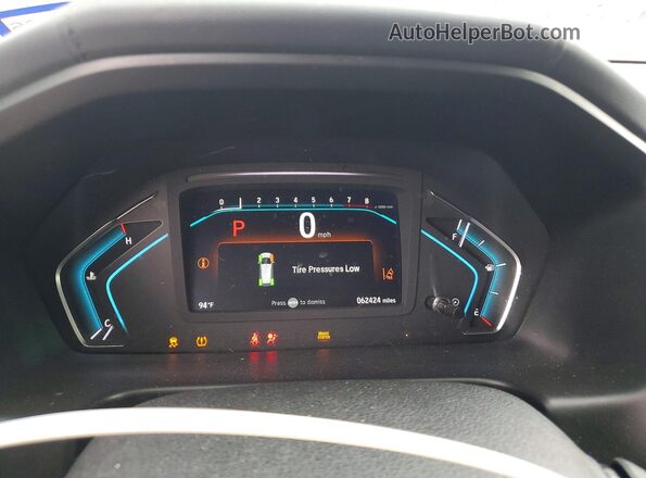 5FNRL6H71KB121465 2019 HONDA ODYSSEY Silver Вид щитка приладів