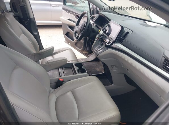 5FNRL6H71KB135673 2019 HONDA ODYSSEY Gray Front interior view