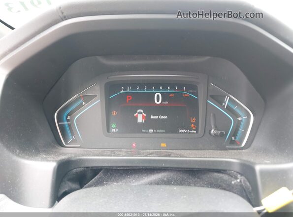 5FNRL6H71KB135673 2019 HONDA ODYSSEY Gray Rear seats view