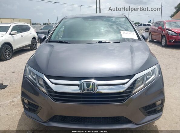 5FNRL6H71KB135673 2019 HONDA ODYSSEY Gray Rear interior view