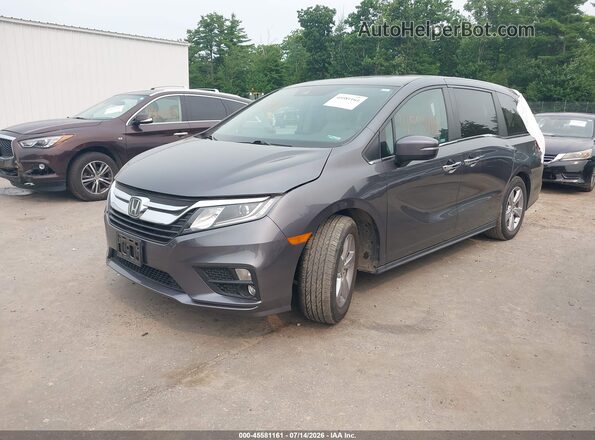 5FNRL6H71LB017639 2020 HONDA ODYSSEY Gray Передня ліва чверть